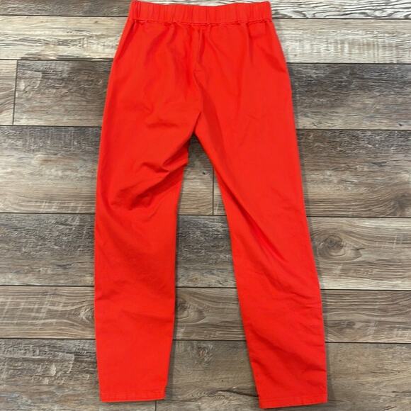 SOFT SURROUNDINGS Red Snap Up Metro Leggings Pull On Pant M - Picture 9 of 9
